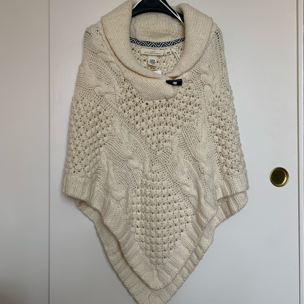 H&M Wool Blend Cape (New)